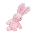 thumbnail image 1 of Pink Bunny Plush Stuffed Animal, 9.8in Soft Rabbit Doll for Sleeping Companion, Cute Animal Plushie for Bedding Decor, Snuggly Holiday Gift for Friends, 1 of 6
