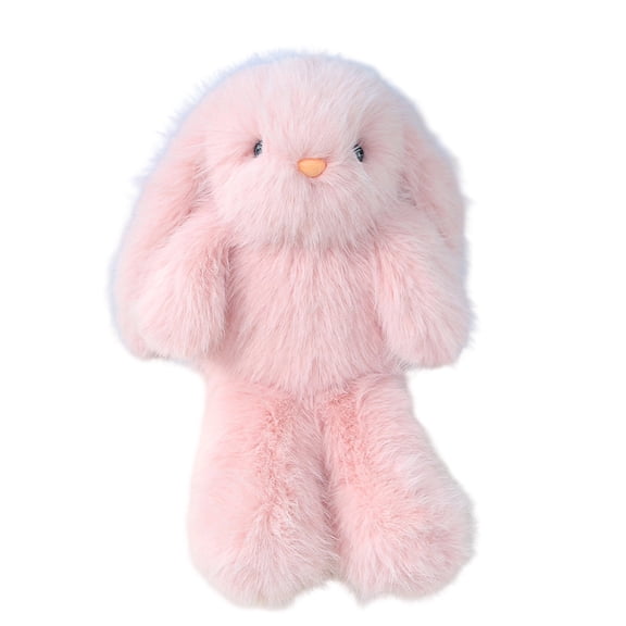 Pink Bunny Plush Toys Long Floppy Ear Rabbit Stuffed Animal 21.5 Inch Ultra Soft Faux Rabbit Cuddly Stuffed Doll for Student Toddlers Bedtime Companion Playtime Gift for Birthdays
