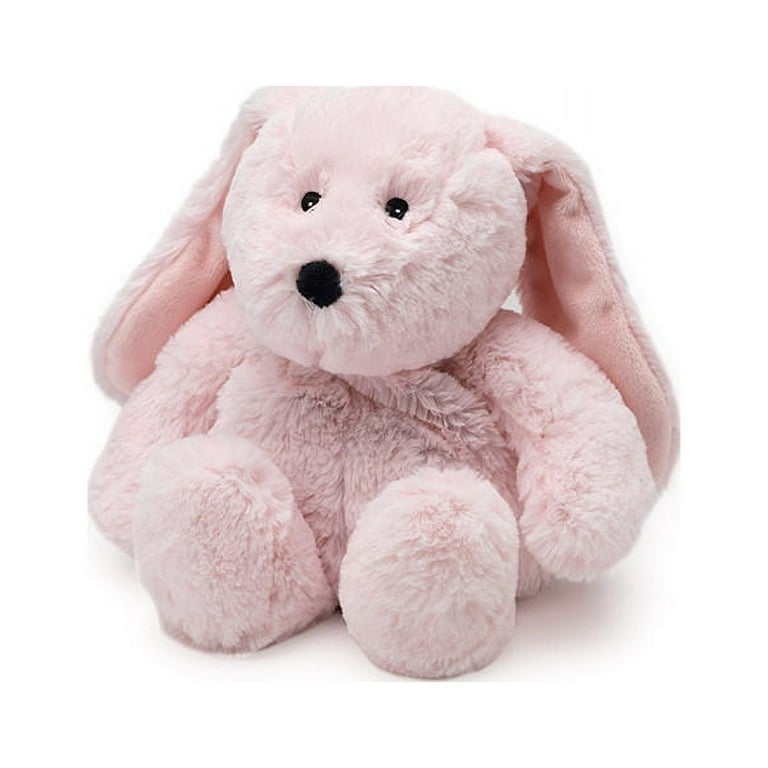 Pink Bunny Warmies Stuffed Animal Plush Toy, Microwavable and