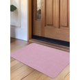 thumbnail image 1 of Pink Burlap Texture Door Mat&nbsp;Indoor Outdoor Entrance, Non Slip Small Rug for Kitchen Bathroom Entryway Rug, Farmhouse Vintage Pink Washable Doormat Floor Mat for Office Home Decor 16x24 Inch, 1 of 8