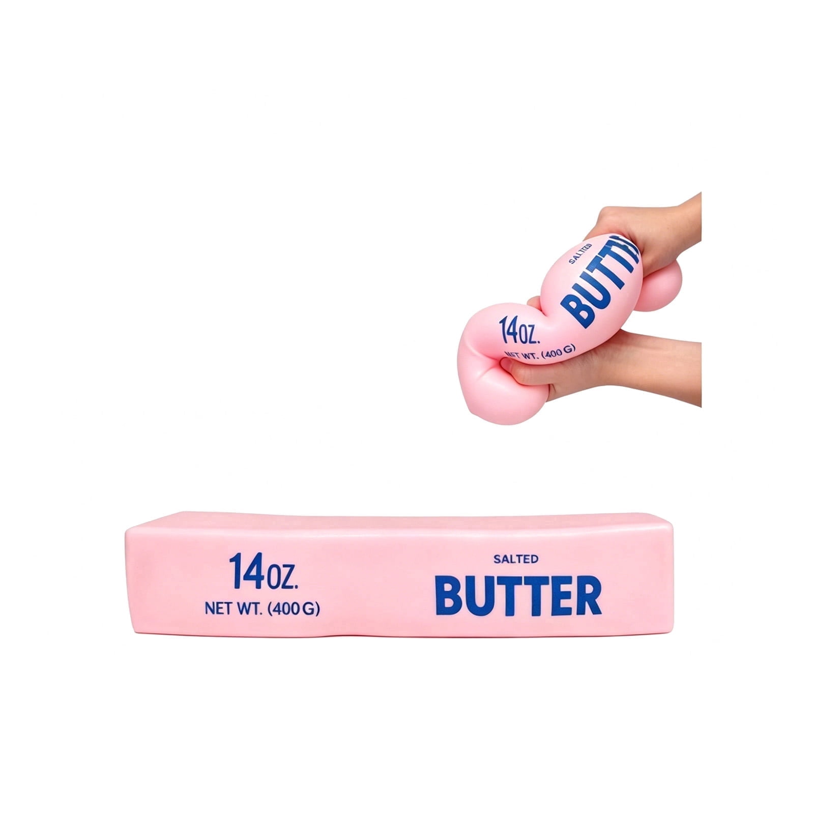 Pink Butter Squishy 14oz Jumbo Squishy Stick of Butter - Realistic Slow Rising Food Fidget for Stress Relief & Anxiety Relaxation 2026