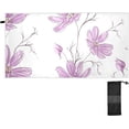 thumbnail image 1 of Pink Buttercup Flowers Beach Towel 31" x 71", Quick Dry Bath Towel Super Absorbent Lightweight Travel Towel for Beach Yoga Swim Sport Camping Holiday, 1 of 7