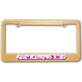 thumbnail image 1 of Pink Butterflies License Plate Tag Frame, Multiple Colors, 1 of 1