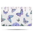 thumbnail image 1 of Pink Butterfly Flower Pattern Bathroom Rugs Mat,Non Slip Microfiber Bathroom Rug,Rubber Backing,Soft Bathroom Mats for Bathroom Floor,Tub and Shower,20x32in(50x80cm), 1 of 3
