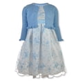 thumbnail image 1 of Pink Butterfly Girls' 2-Piece Ivy Illusion Dress Set Outfit - blue, 16 (Big Girls), 1 of 1