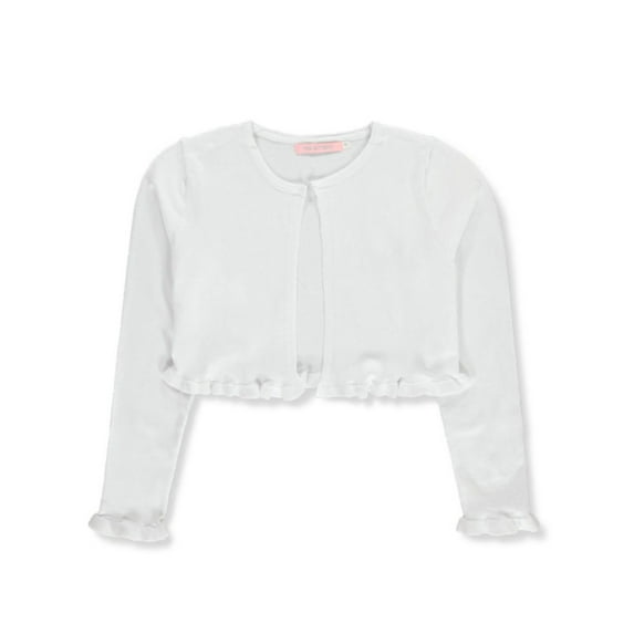 Pink Butterfly Girls’ Knit Shrug Color: white Size: 2t