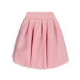 thumbnail image 1 of Pink Butterfly Girls' Pleated Scuba Skirt - blush, 20 (Big Girls), 1 of 1