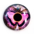thumbnail image 1 of Pink Butterfly Glass Eyes, 1 of 7