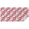 thumbnail image 1 of Pink Butterfly Red White Wing Pattern Rectangle Tablecloth 60"x120",Waterproof Polyester Rectangle Table Cloth, Wipeable Spillproof Polyester Tablecloth for Dining, Camping, Indoor and Outdoor, 1 of 6