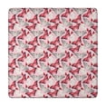 thumbnail image 1 of Pink Butterfly Red White Wing Pattern Square Fitted Tablecloth with Elastic Edge,Square Table Cover,Washable Elastic Table Cover for Home Kitchen Party Decor 34"x34", 1 of 6