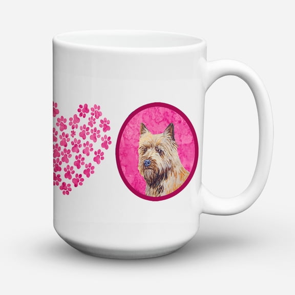 Pink Cairn Terrier Coffee Mug 15 oz