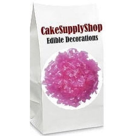 Pink Cake & Cupcake Decoration Sparkle Flakes Sprinkles