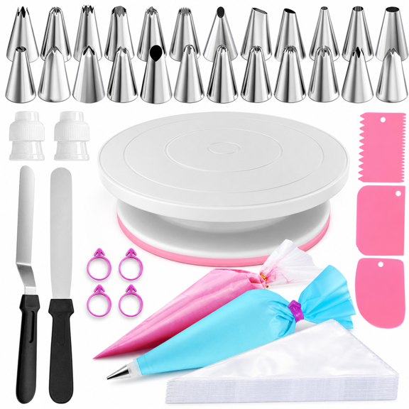Pink Cake Decorating Bakeware Set