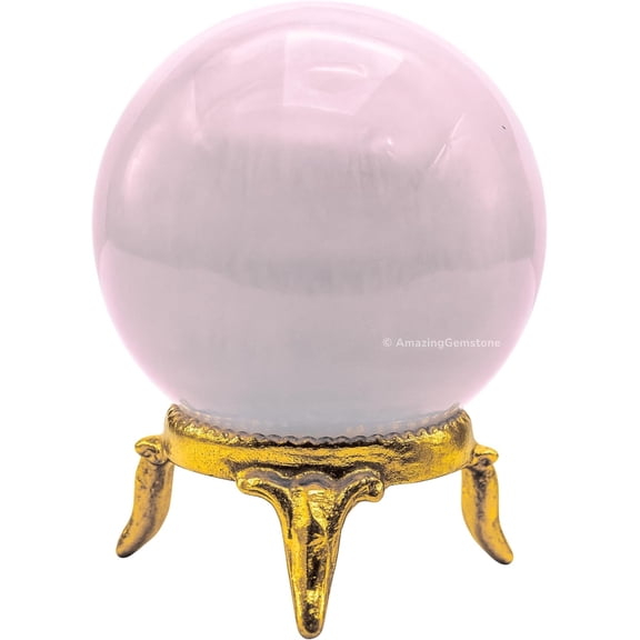 Pink Calcite Crystal Ball Sphere 1.5" Inches