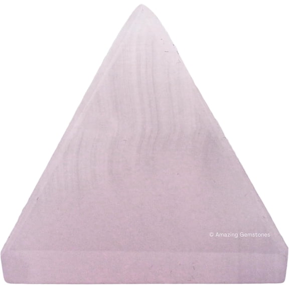 Pink Calcite Pyramid Crystal Healing Stones - 1.5" Inch