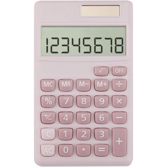 Pink Calculator,Calculator Small,School Supplies Essentials Mini Calculators Cute Solar 4 Function Calculators Basic Calculato for Home Office Supplies,Stocking Stuffers for Teen Girls Boys