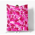 thumbnail image 1 of Pink Camo Decor Design Soft Throw Blanket,Vivid Military Camouflage Flannel Blanket Gifts for Kids Boys Girls Men Women Camping Traveling Couch Bed 50" X 60", 1 of 6