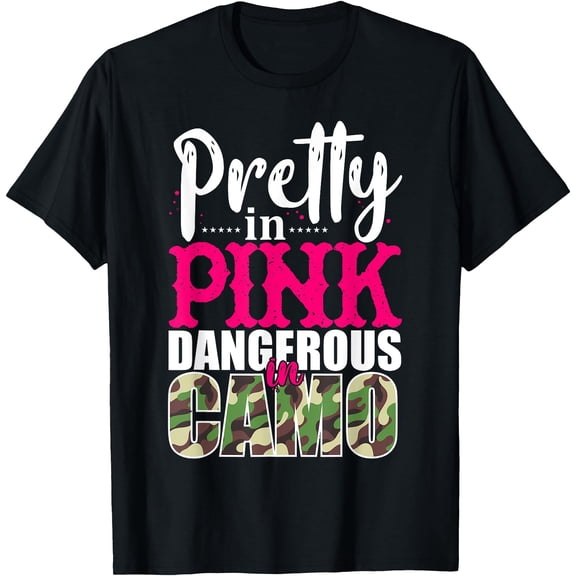 Pink Camo Hunting Deer & Turkey Women's Girl T-Shirt