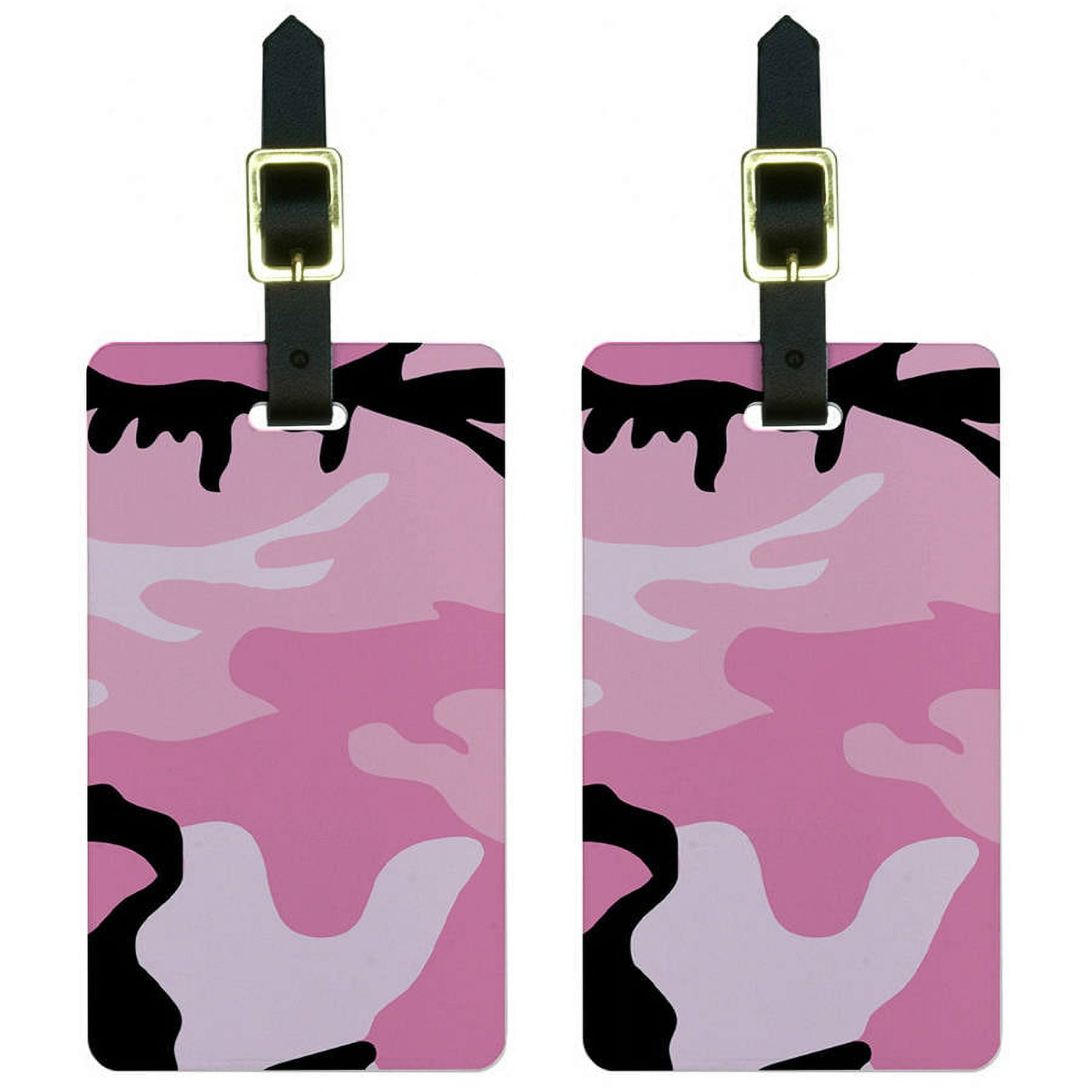 Camo luggage tags on sale