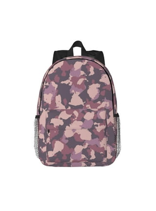 Pink Camouflage Backpack