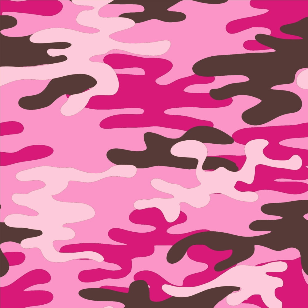 GRAPHICS AND MORE Pink Camouflage Premium Roll Gift Wrap Wrapping Paper