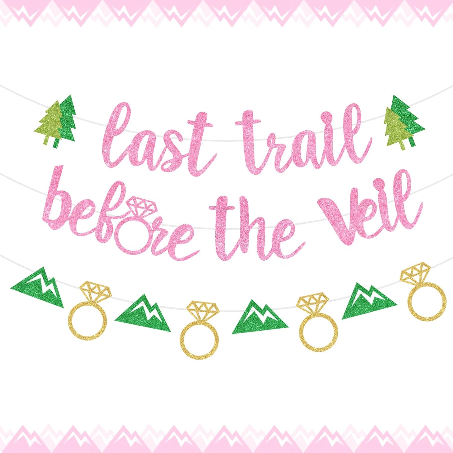 Personalized Camp Bachelorette Party AOP Sweater - Gift Idea For Camping Lover - Last Trail Before The Veil