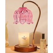 Pink Candle Warmer Lamp with Timer, Funistree Dimmable Wax Warmer for Jar Candles, House Warming New Home Decor for Women Mom Girl, Birthday Wax Melter Gift