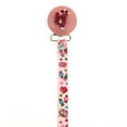 thumbnail image 1 of Pink Candy Cane Pacifier Clip, 1 of 1