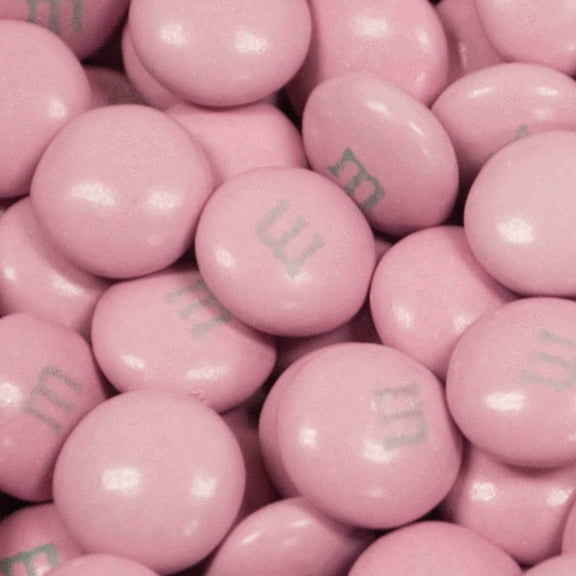 375 Pcs Light Pink Coated M&M's Milk Chocolate Candies (12oz Bag)