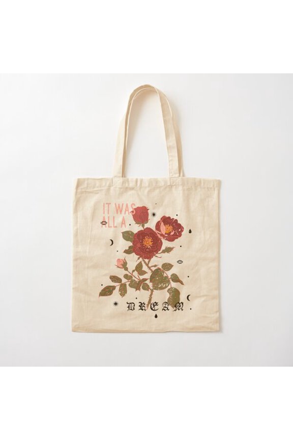 Pink Canvas Tote Bags, Reusable Shopping Bag