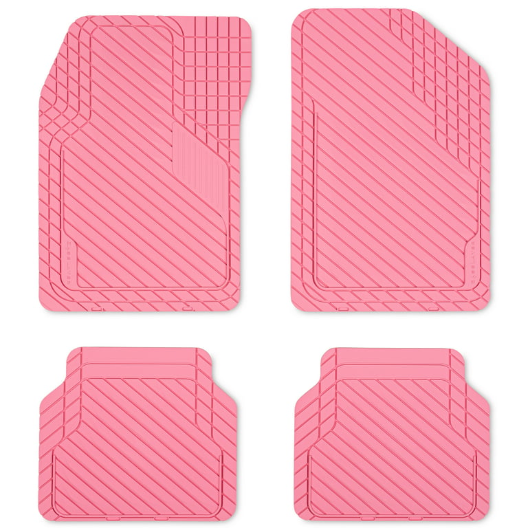 Pink Car Floor Mats Universal Front Rear Cut-to-Fit™, 55% OFF