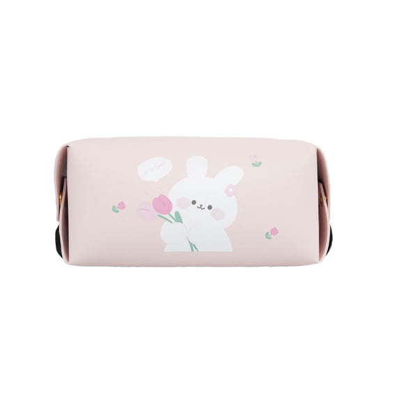 Pink Car Tissue Storage Box, Bear Shaped Seat Back Hanging Drawer, Multifunctional Tissue Holder With Leather, 7.48X4.72X3.15In 0.44Lb
