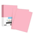 thumbnail image 1 of Pink Card Stock Paper - for Stationery Art and Craft, Printing and School Projects | 8.5 x 11 Pastel Colored Medium Weight Cardstock, 67 LB Vellum Bristol | 250 Sheets, 1 of 4