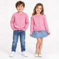 thumbnail image 1 of Pink Cardigan for Girls 2t, Kids School Uniforms Long Sleeve Button Down Knit Cardigans Sweater Tops, 1 of 6