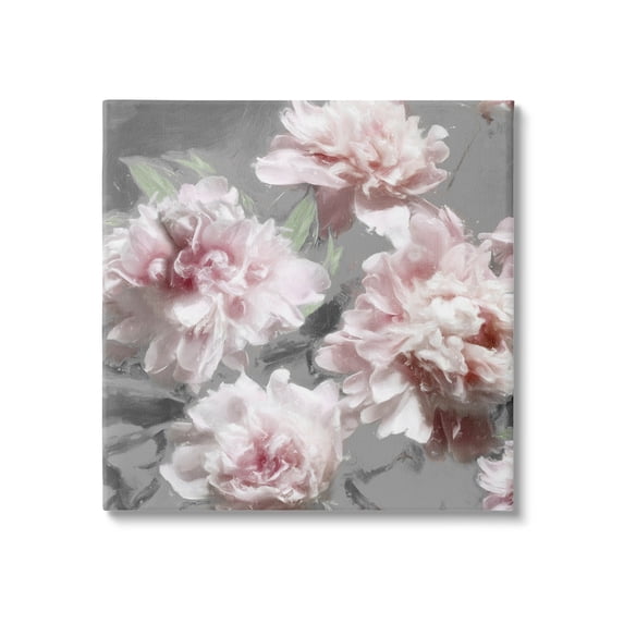 Pink Carnation Bloom Arrangement Botanical & Floral Graphic Art Gallery Wrapped Canvas Print Wall Art