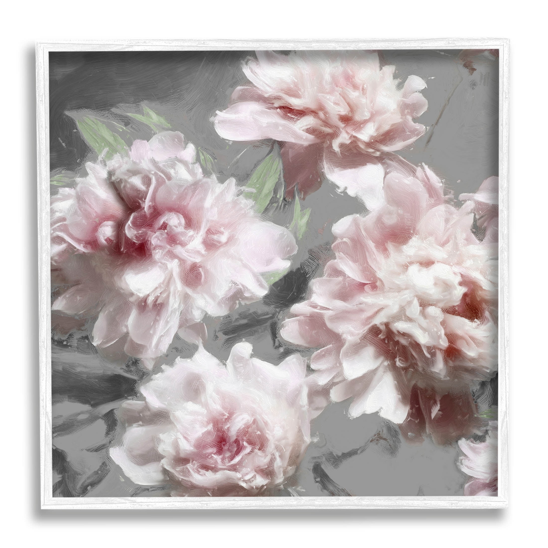 Pink Carnation Bloom Arrangement Botanical & Floral Graphic Art White Framed Art Print Wall Art
