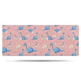 thumbnail image 1 of Pink Cartoon Dinosaurs Eggs Pattern Bathroom Rugs Mat,Non Slip Microfiber Bathroom Rug,Rubber Backing,Soft Bathroom Mats for Bathroom Floor,Tub and Shower,60x24in(150x60cm), 1 of 5