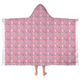 thumbnail image 1 of Pink Cartoon Unicorn Dessert Pattern Hooded Bath Towel，50"x30" for Ages 3 To 12 Kids, Quick Dry Lightweight Soft Microfiber Hood Beach Towel Cover Up for Kids, 1 of 7