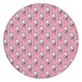 thumbnail image 1 of Pink Cartoon Unicorn Flower Pattern Round Fitted Tablecloth with Elastic Edge,Dining Table Cover Waterproof,Outdoor Round Tablecloth for Camping,Dining,Indoor and Outdoor, 1 of 7