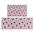 thumbnail image 1 of Pink Cartoon Unicorn Star Camouflage Pattern Kitchen Rugs Sets Of 2,Anti Fatigue Kitchen Mat Rugs Non Slip Washable,Decorative Kitchen Floor Mats for Kitchen,Sink,Laundry,17"x30"+17"x47", 1 of 7