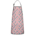 thumbnail image 1 of Pink Cartoon Unicorn Star Pattern Apron-Garden Aprons for Women with Pockets-Cotton Linen Waterproof Kitchen Cooking Gardening Aprons Adjustable for Kitchen,Cooking,BBQ and Salon 33x27 Inch, 1 of 7