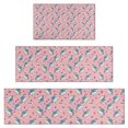thumbnail image 1 of Pink Cartoon Unicorn Star Pattern Kitchen Rugs Sets Of 3,Kitchen Runner Rugs Non Skid Washable,Decorative Kitchen Floor Mats for Kitchen,Sink,Laundry,17"x30"+ 17"x47" + 17"x59", 1 of 6