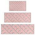 thumbnail image 1 of Pink Cartoon Unicorn Star Pattern Kitchen Rugs Sets Of 3,Kitchen Runner Rugs Non Skid Washable,Decorative Kitchen Floor Mats for Kitchen,Sink,Laundry,17"x30"+ 17"x47" + 17"x59", 1 of 6