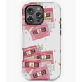thumbnail image 1 of Pink Cassettes Retro 80s Music Tape Phone Case for iPhone 16 15 14 13 12 11 Pro Max, 1 of 2