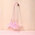 thumbnail image 1 of Pink Cat Feather Wand with Long Rod and Braided Rope, Interactive Toys for Indoor Cats, 1 of 3