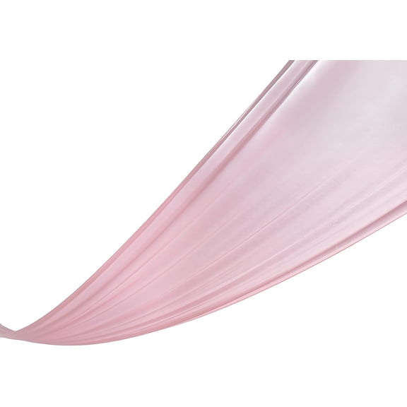 Pink Ceiling Drapes Wedding Ceiling Draping Backdrop Curtain for Party Ceremony Decoration 15*5ft with Drapes Hanging Kit Sheer Chiffon Fabric Event Decor Pack of 6 Panels