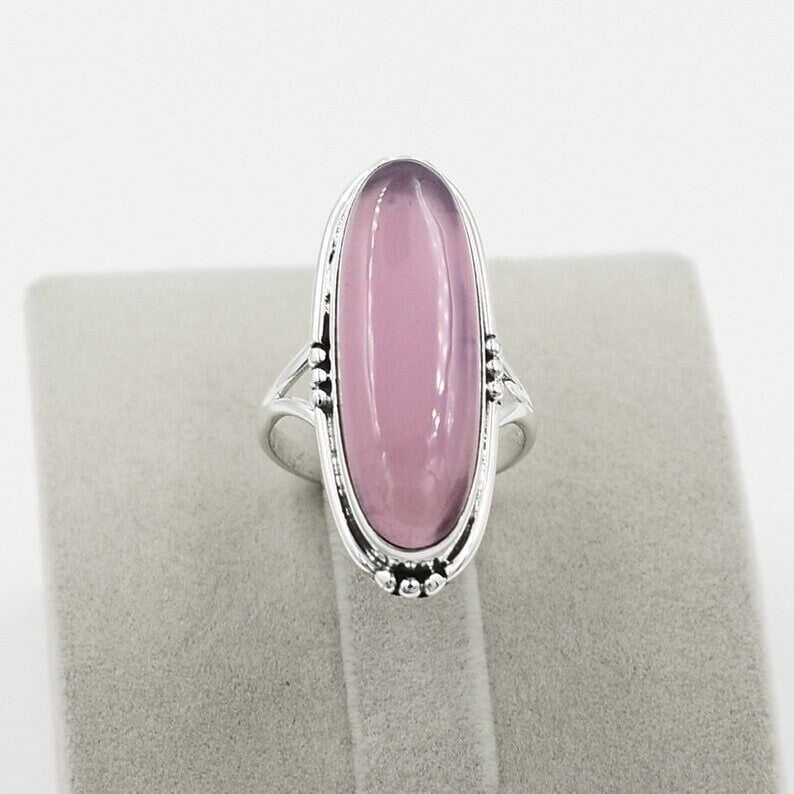 ARENA GEMS JEWELLERY Arenagemsjewellery Round Silver Semi Precious Ring, 925 Sterling Silver