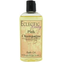 Pink Champagne Bath Oil - Scented Body Oil - Relaxing & Moisturizing Bathing Oil - Fragrance Body Oil For Dry & Rough Sensitive Skin - 4 oz