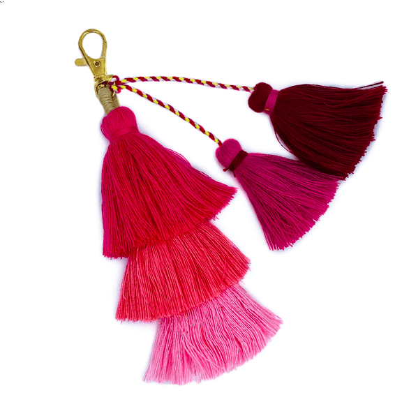 Pink Champagne Tassel