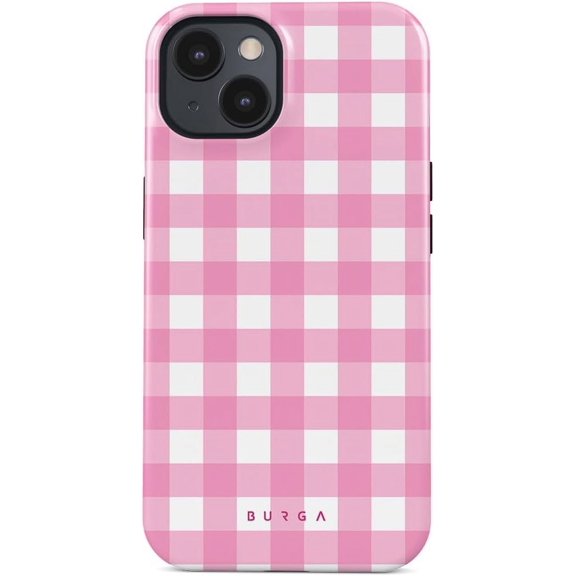 Pink Checkered Aesthetic Case for iPhone 17 16 15 14 13 12 11 Pro Max